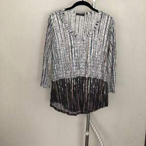 DAVID CLINE V NECK TOP